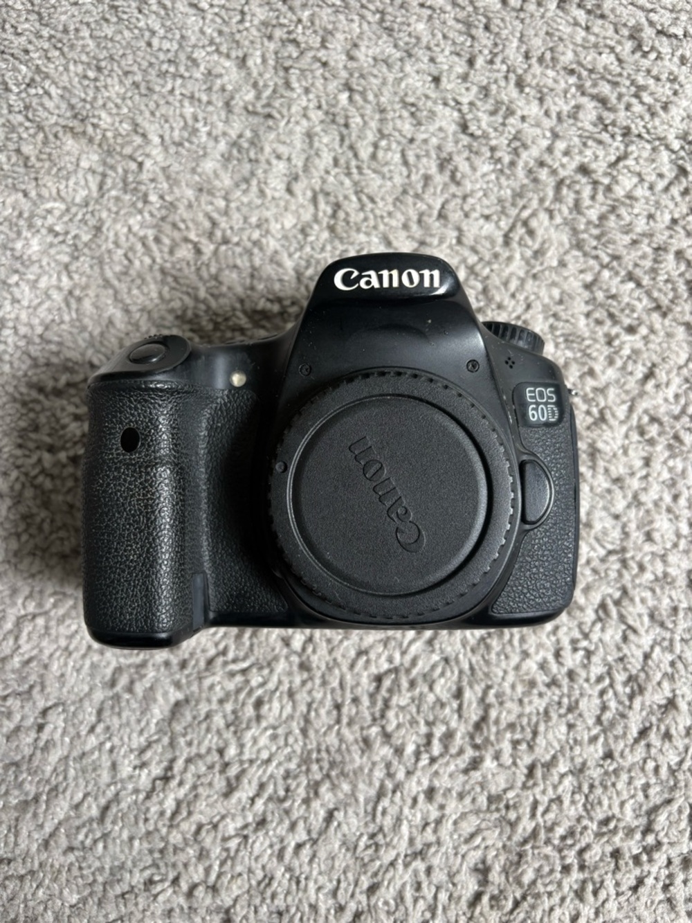 Canon EOS 60D DSLR Camera Body and Battery Chargers with batteries